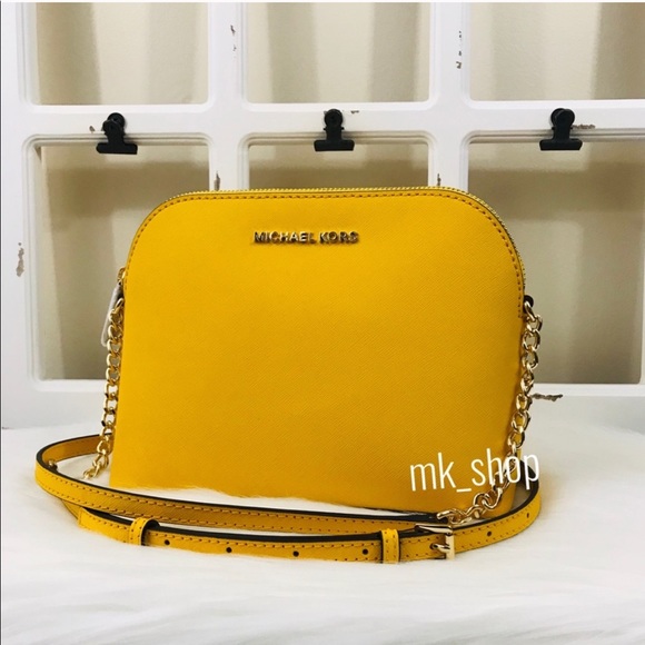 Michael Kors Handbags - MK Cindy Large Dome Crossbody
